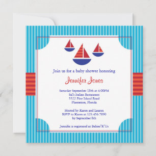 Baby shower de navigation Invitation