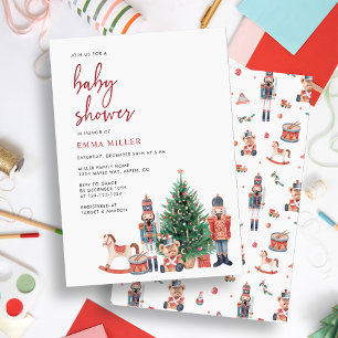 Baby shower de Noël Invitation