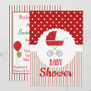 Baby shower de Noël Invitation