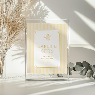 Baby shower de poussette de bébé mignonne Preppy I