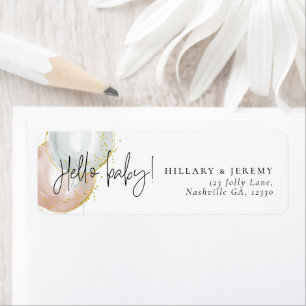 Baby shower de retour de la révélation du genre