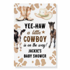Baby shower de rodéo Little Cowboy