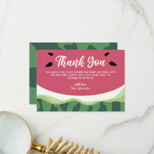 Baby shower d'été de Merci de pastèque douce
