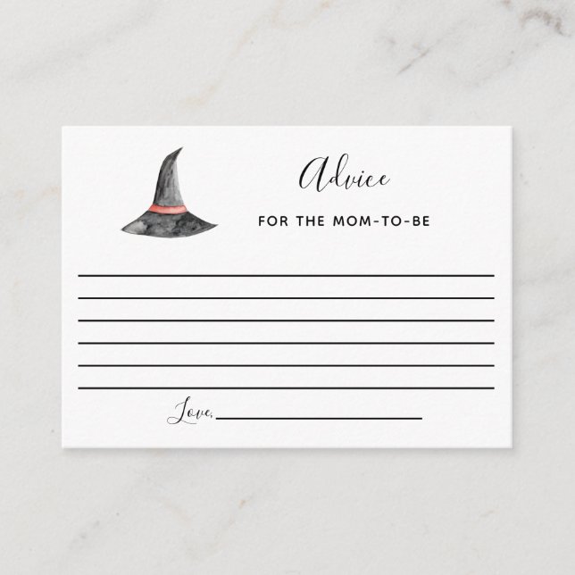 Baby shower d'Halloween Conseil de sorcière Casque (Devant)