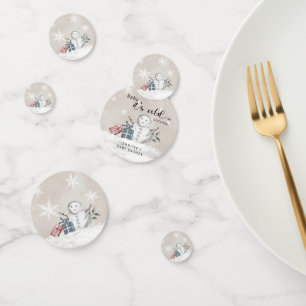 Baby shower d'hiver Confetti