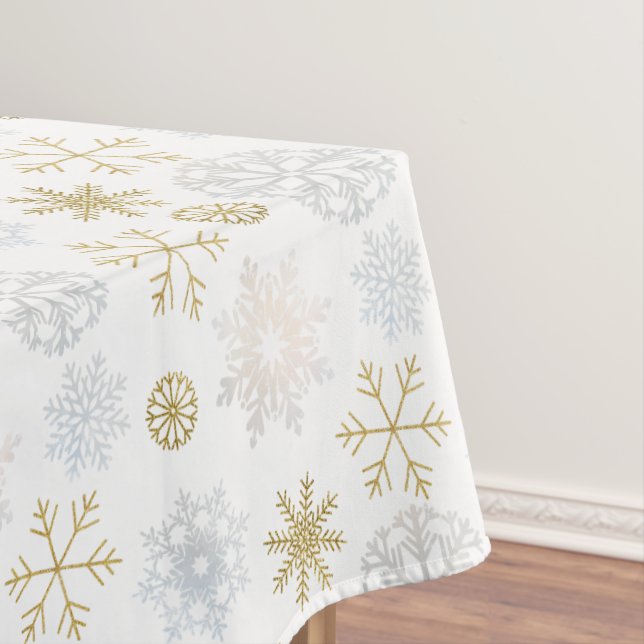 Baby shower d'hiver Icy Snowflake Nappe (In Situ)