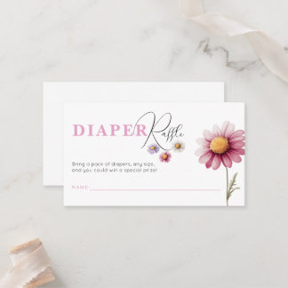 Baby Shower Diaper Raffle Ticket Template
