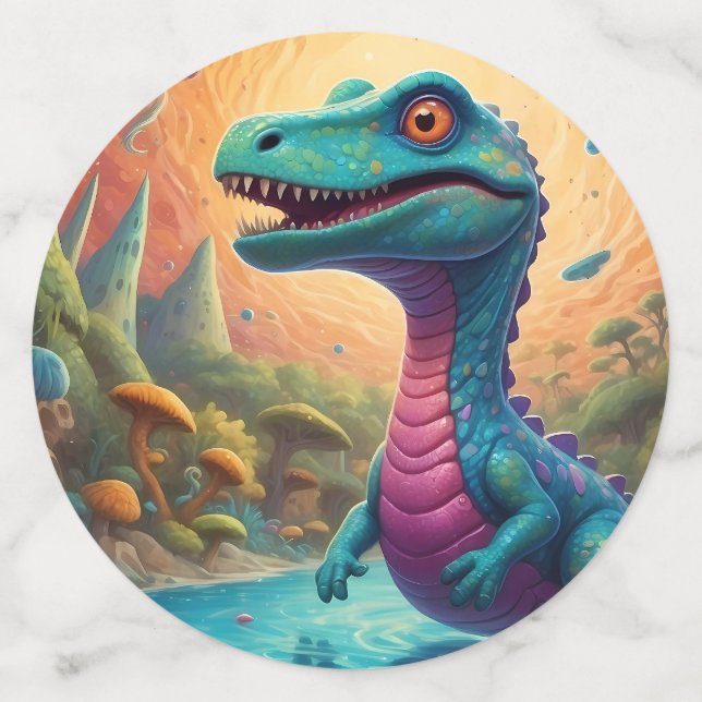  Baby shower Dino-Mite Confetti (Large Back)