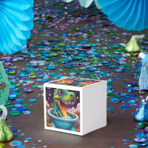 Baby shower Dino-Mite Favor Box