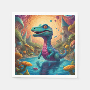  Baby shower Dino-Mite Napkin