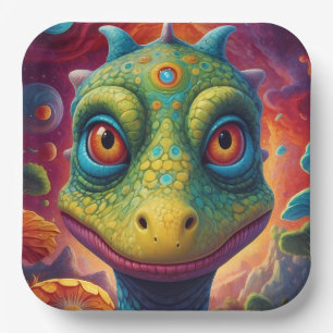  Baby shower Dino-Mite Paper Plate