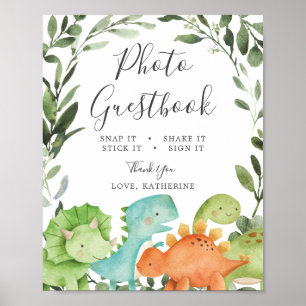 Baby shower Dinosaures - Photo Livre d'or