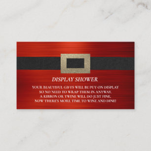 Baby Shower Display Shower Insert Santa Baby