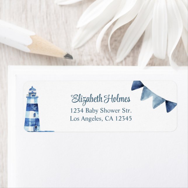 Baby shower du phare marin (En situation)