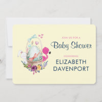 Baby Shower Egg Nesting w/ Flamingo & Bunny