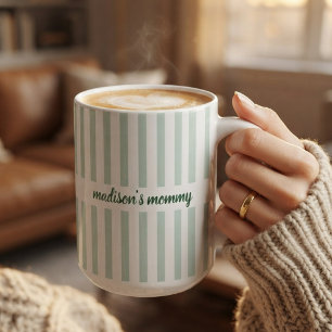 Baby Shower Elegant Script Mom Dad Aunt Custom Coffee Mug