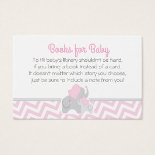 Baby shower éléphant Apportez une carte de livre r