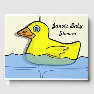 Baby shower en caoutchouc Ducky livre d'or