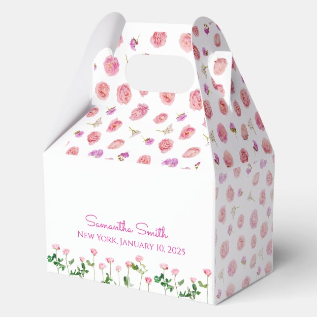 BABY SHOWER FAVOR BOX (Back)