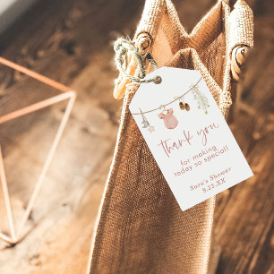 Baby Shower Favor Tag, Strawberry Baby Shower Gift Tags