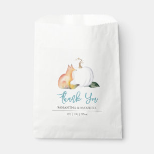 Baby shower Favoriser Sacs Automne Citrouille Fox