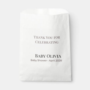 Baby Shower Favour Bags Personalized Party Gifts