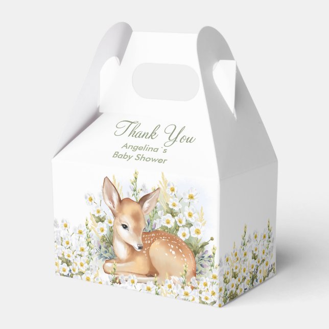 Baby Shower Favour Boxes. Favor Box (Front Side)