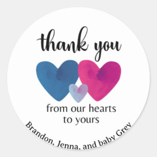 Baby Shower Favour Sticker