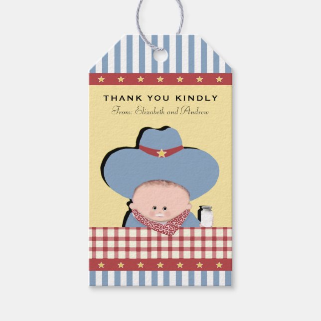 Baby Shower Favours Gift Tags (Front)