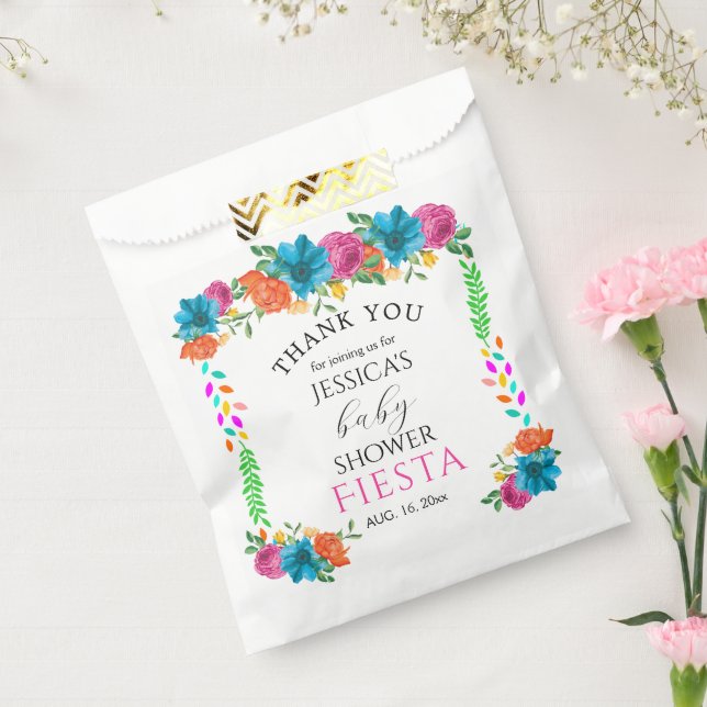 Baby Shower Fiesta Floral Party Favour Bag (Sealed)