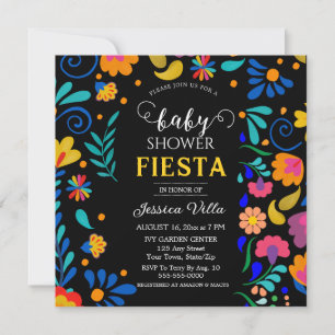 Baby shower Fiesta Invitation du Parti Mexicain