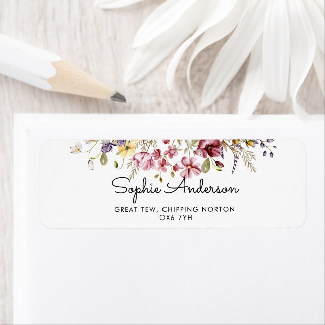 Baby shower fleur sauvage (En situation)