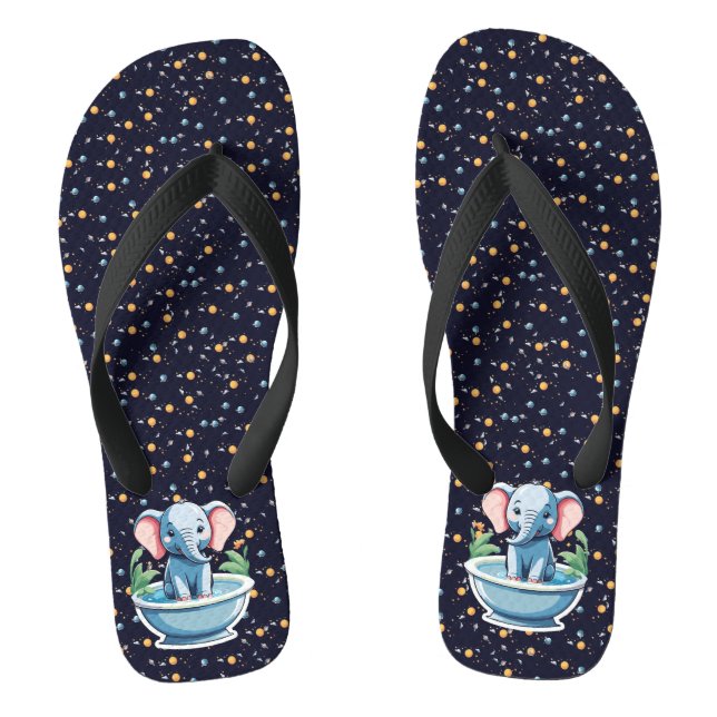 baby shower  flip flops (Footbed)