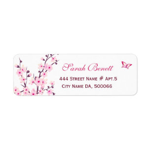 Baby shower floral de fleurs de cerisier