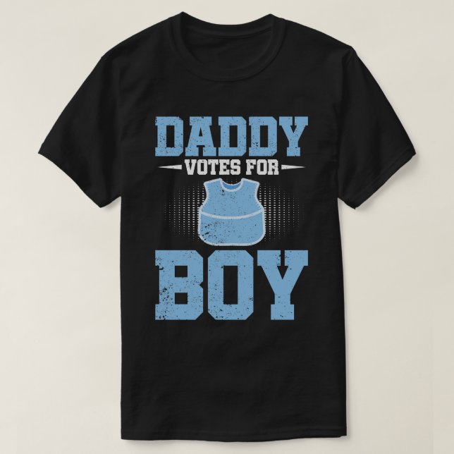 Baby Shower Funny Future Dad Team Boy Gender Revea T-Shirt (Design Front)