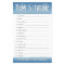 Baby Shower Game - Blue - Word Scramble