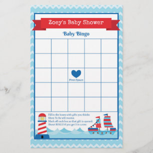 Baby Shower Game in Nautical Theme