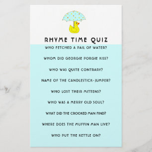 Baby Shower Game Parent Advice Stationery