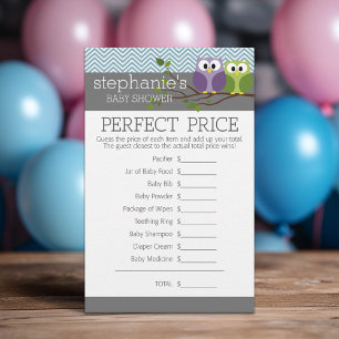 Baby Shower Game - Perfect Right Price