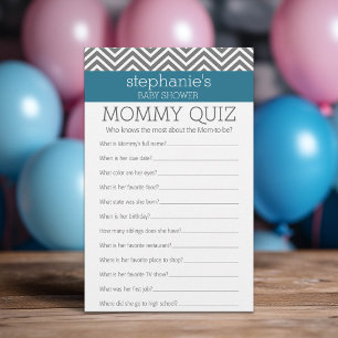Baby Shower Game - Who Knows Mommy Best