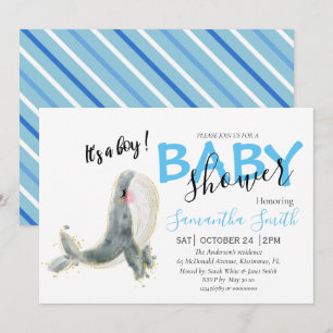Baby shower garçon Faire-part