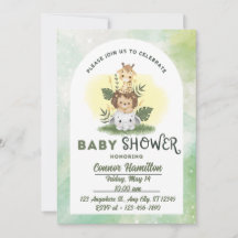 baby shower gathering card