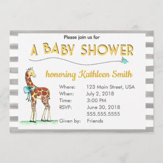 Baby Shower Gender Neutral Invitation