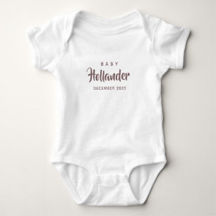 Baby Shower Gift Pregnancy Announcement Baby Bodysuit