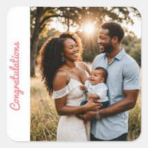 baby shower girl congratulations pink Sticker