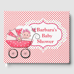 Baby Shower Girl Guest Book