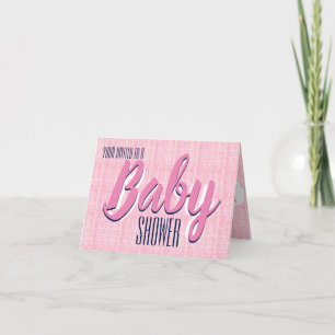 Baby Shower Girl Invitation