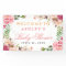 Baby Shower Girly Elegant Chic Pink Floral