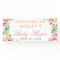 Baby Shower Girly Elegant Chic Pink Floral