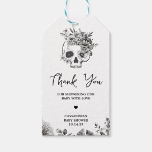 Baby shower gothique Favoriser les étiquettes